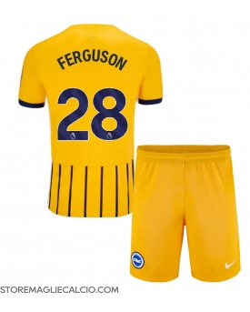 Brighton Evan Ferguson #28 Maglia Gara Trasferta Repliche 2024-25 Bambino Maniche Corte